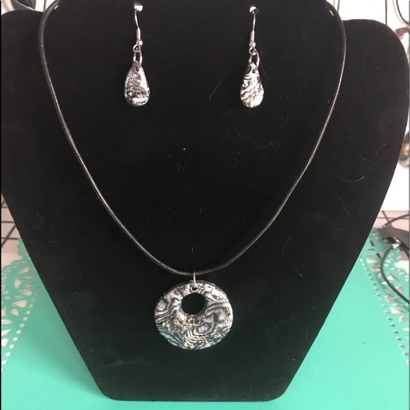 Jewelry - Handmade polymer clay necklace